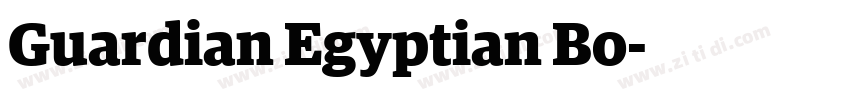 Guardian Egyptian Bo字体转换